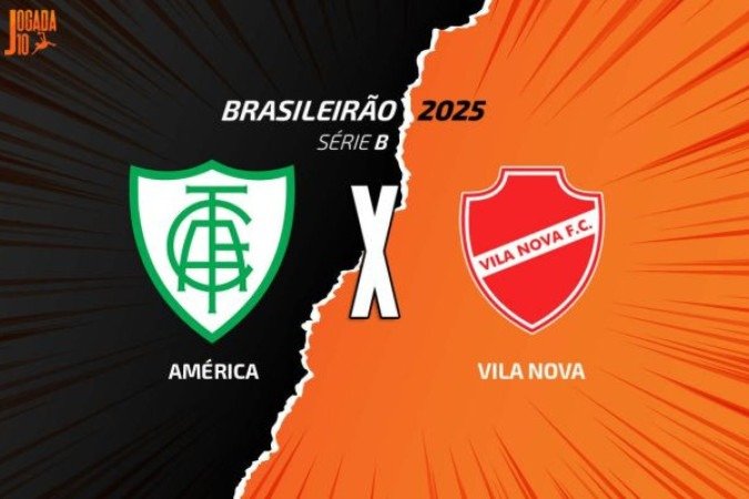 América-MG e Vila Nova se enfrentam em um confronto direto contra o rebaixamento na Série B - (crédito: Foto: Arte/Jogada10) América-MG e Vila Nova se enfrentam em um confronto direto contra o rebaixamento na Série B - (crédito: Foto: Arte/Jogada10)