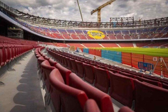 Camp Nou, estádio do Barcelona, estará de volta ainda no mês de outubro - (crédito: Foto: Divulgação/Barcelona) Camp Nou, estádio do Barcelona, estará de volta ainda no mês de outubro - (crédito: Foto: Divulgação/Barcelona)