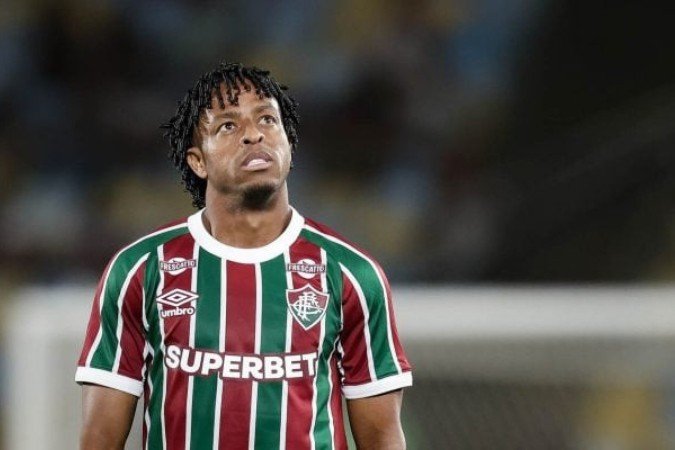 Keno durante o triunfo do Fluminense sobre o Atlético-MG -  (crédito: Foto: Marcelo Gonçalves/Fluminense )
