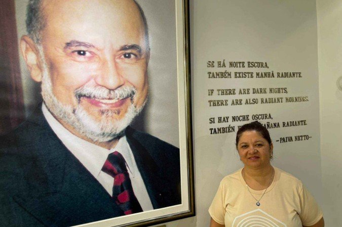 Maria Helena é pregadora ecumênica do espaço religioso -  (crédito: Davi Cruz/CB)