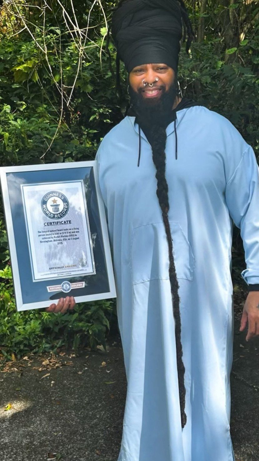 O homem com a maior barba do mundo