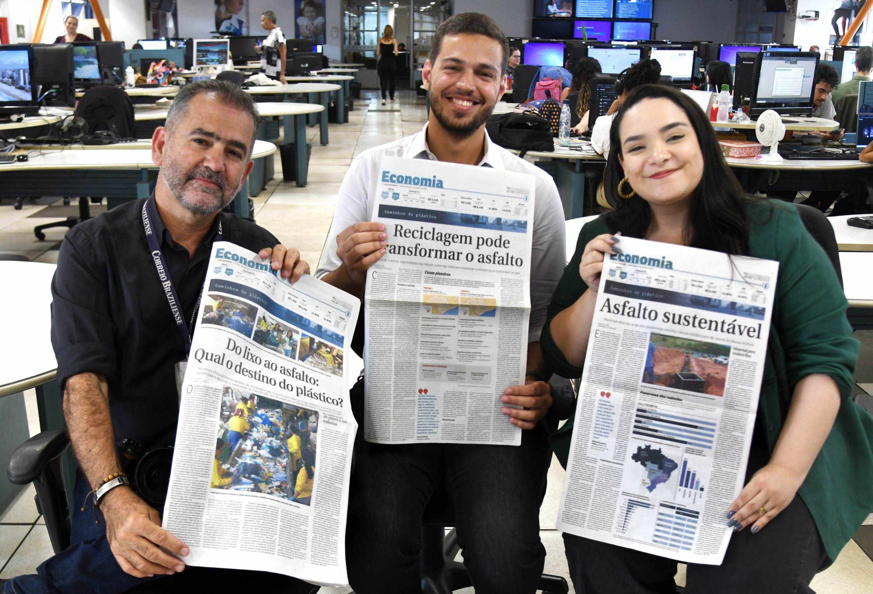 Material Reciclável - Finalista do CNT 2025 - Repórteres Raphael Pati - Fernanda Strickland e Fotografo Ed Alves 