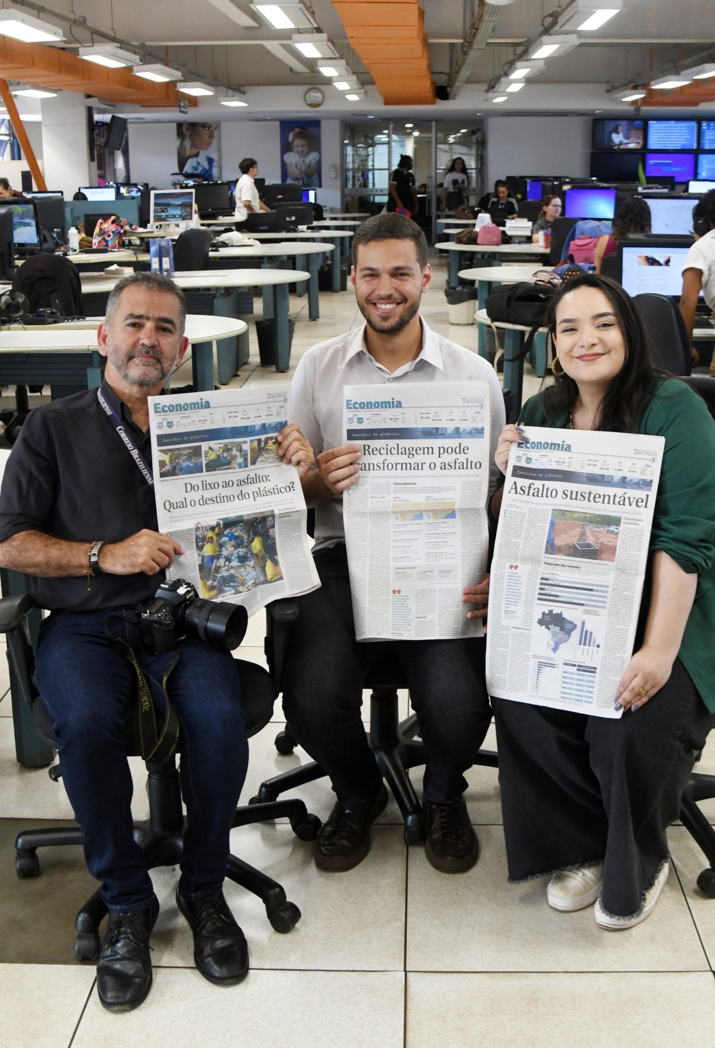 Material Reciclável - Finalista do CNT 2025 - Repórteres Raphael Pati - Fernanda Strickland e Fotografo Ed Alves 