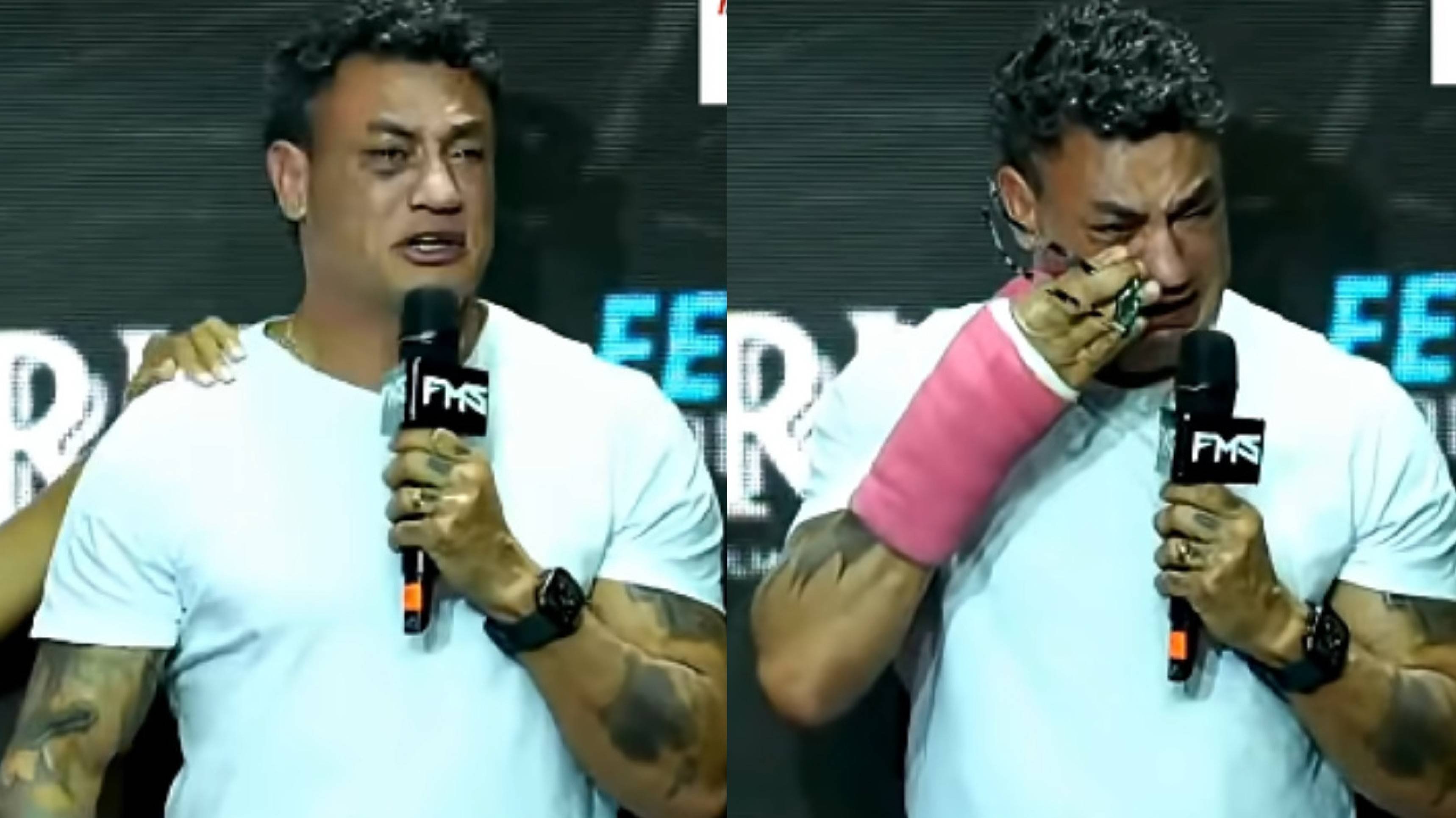 Aos prantos, Popó desabafa sobre briga generalizada e anuncia medida drástica