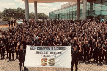 Assembleia dos policiais penais do DF -  (crédito: Sindpol)
