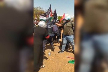 Em nota, a Polícia Militar justificou a ação como 'uso proporcional de força' -  (crédito: Material cedido ao Correio)