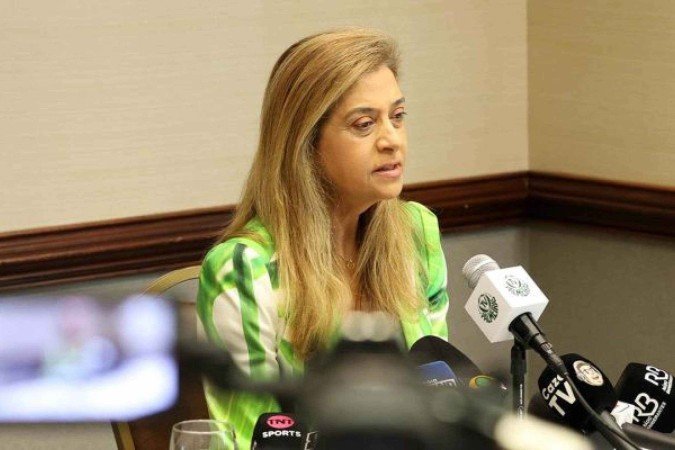 Leila Pereira, presidente do Palmeiras -  (crédito: Foto: Cesar Greco/Palmeiras)