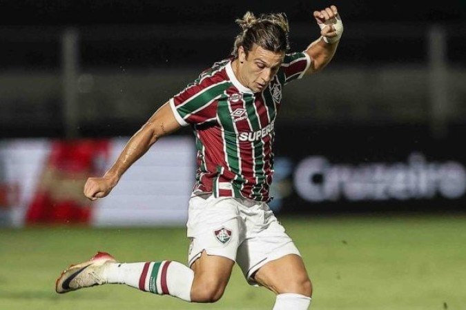 CANOBBIO - De praxe, correu bastante durante o jogo. No entanto, não foi tão efetivo e também não conseguiu boas chances. NOTA 5.5 - Foto: Marcelo Gonçalves/Fluminense
