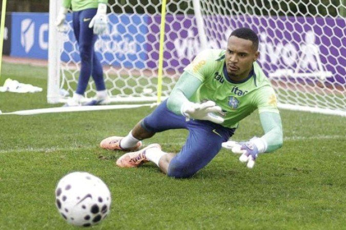 Aos 28 anos, John foi convocado pela primeira vez para a seleção brasileira - (crédito: - Rafael Ribeiro/CBF) Aos 28 anos, John foi convocado pela primeira vez para a seleção brasileira - (crédito: - Rafael Ribeiro/CBF)