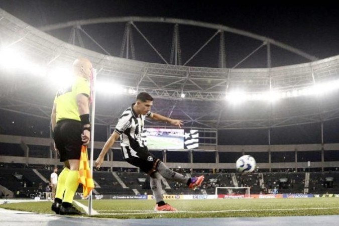 Botafogo terá nova marca no calção, a partir do clássico da semana que vem - (crédito: Foto: Vitor Silva/Botafogo) Botafogo terá nova marca no calção, a partir do clássico da semana que vem - (crédito: Foto: Vitor Silva/Botafogo)