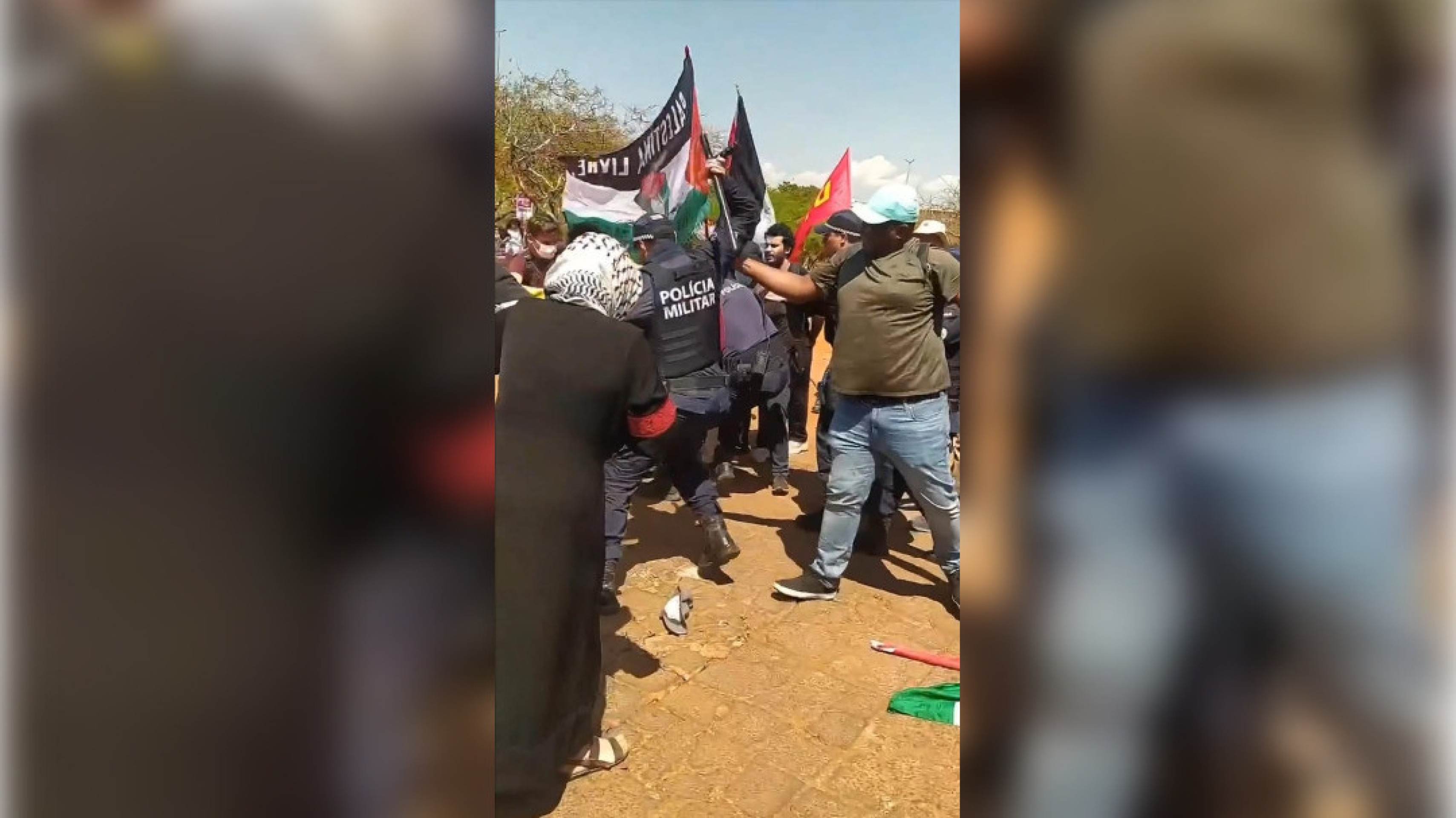 MPDFT pede investigação de ação policial em ato pró-Palestina; veja vídeo 