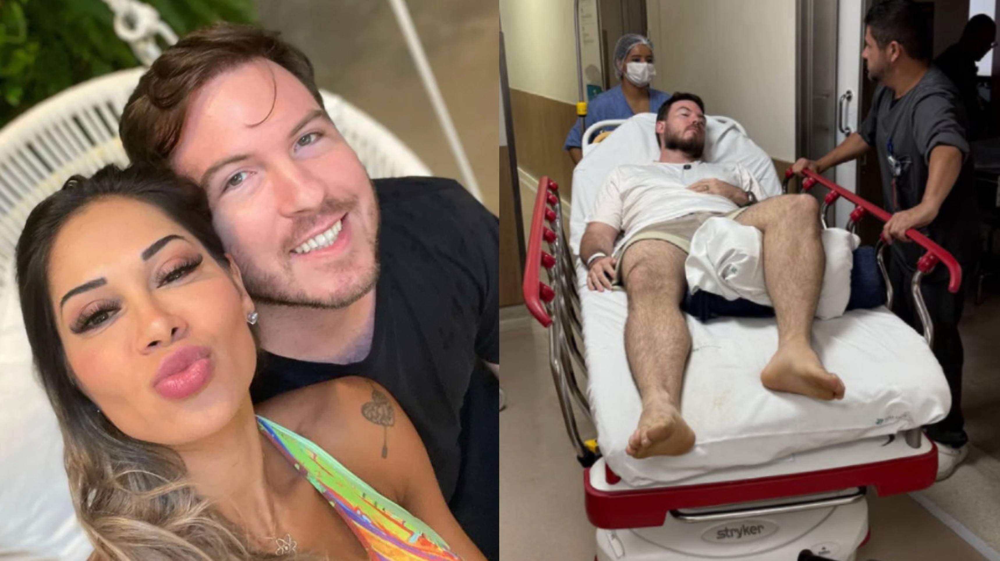 Marido de Maíra Cardi é hospitalizado e festa de casamento é paralisada