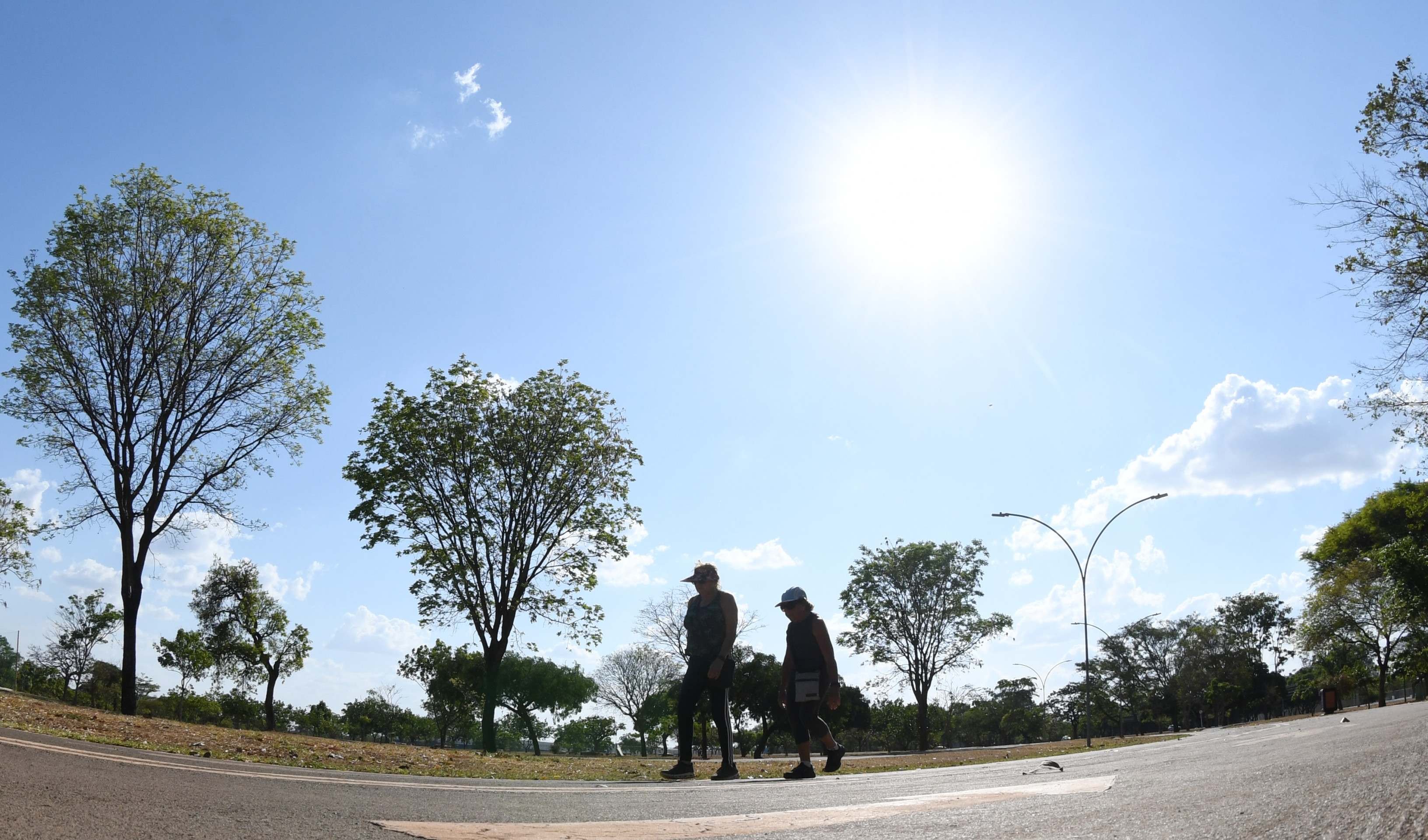 Sábado será de calor e baixa umidade no DF; confira cuidados com a saúde