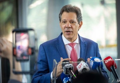 Ministro da Fazenda, Fernando Haddad, fala sobre a votação da MP do IOF - (crédito: Diogo Zacarias/MF) Ministro da Fazenda, Fernando Haddad, fala sobre a votação da MP do IOF - (crédito: Diogo Zacarias/MF)