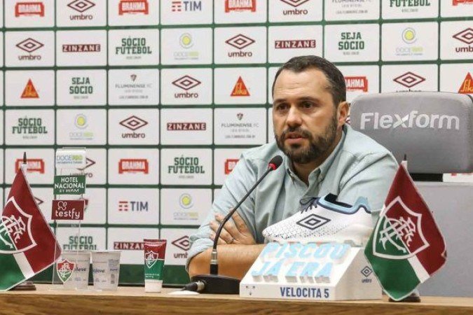 Mário Bittencourt fala sobre momento da arbitragem no futebol brasileiro  -  (crédito: Foto: Lucas Merçon/Fluminense)