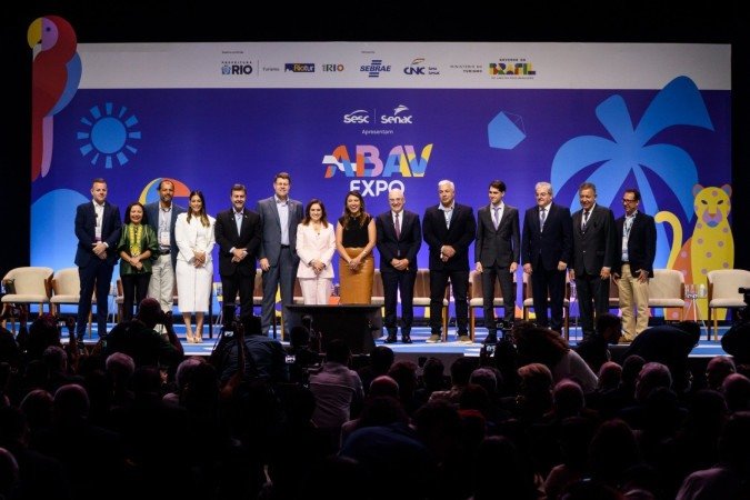 1º dia da ABAV Expo é marcada por discursos fortes e feira movimentada -  (crédito: Uai Turismo)