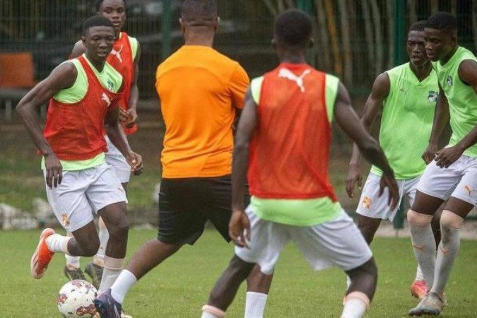 Costa doMarfim treina para o jogo contra a frágil Seychelles, pela eliminatória africana para a Copa -  (crédito: Foto:  reprodução/instagram)