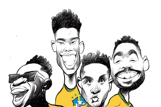 Ancelotti exige comprometimento defensivo. Em quatro partidas, ele sofreu apenas um gol de pênalti da Bolívia na derrota por 1 x 0 na altitude de El Alto -  (crédito: kleber)