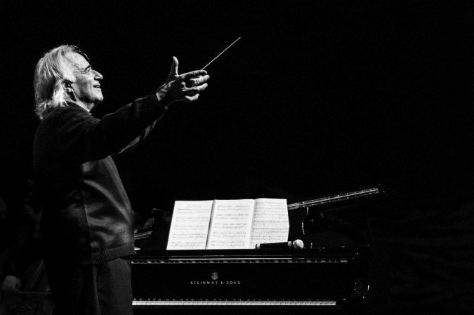 Maestro João Carlos Martins em concerto. -  (crédito: Fernando Mucci.)