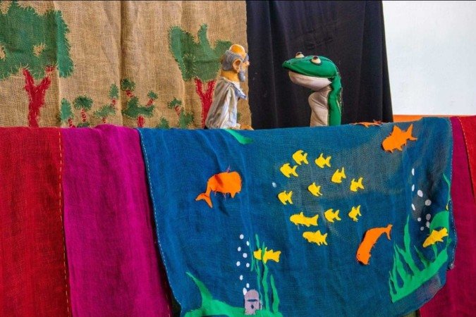Apresentação teatro dos bonecos -  (crédito: Créditos: Matheus Nascimento)