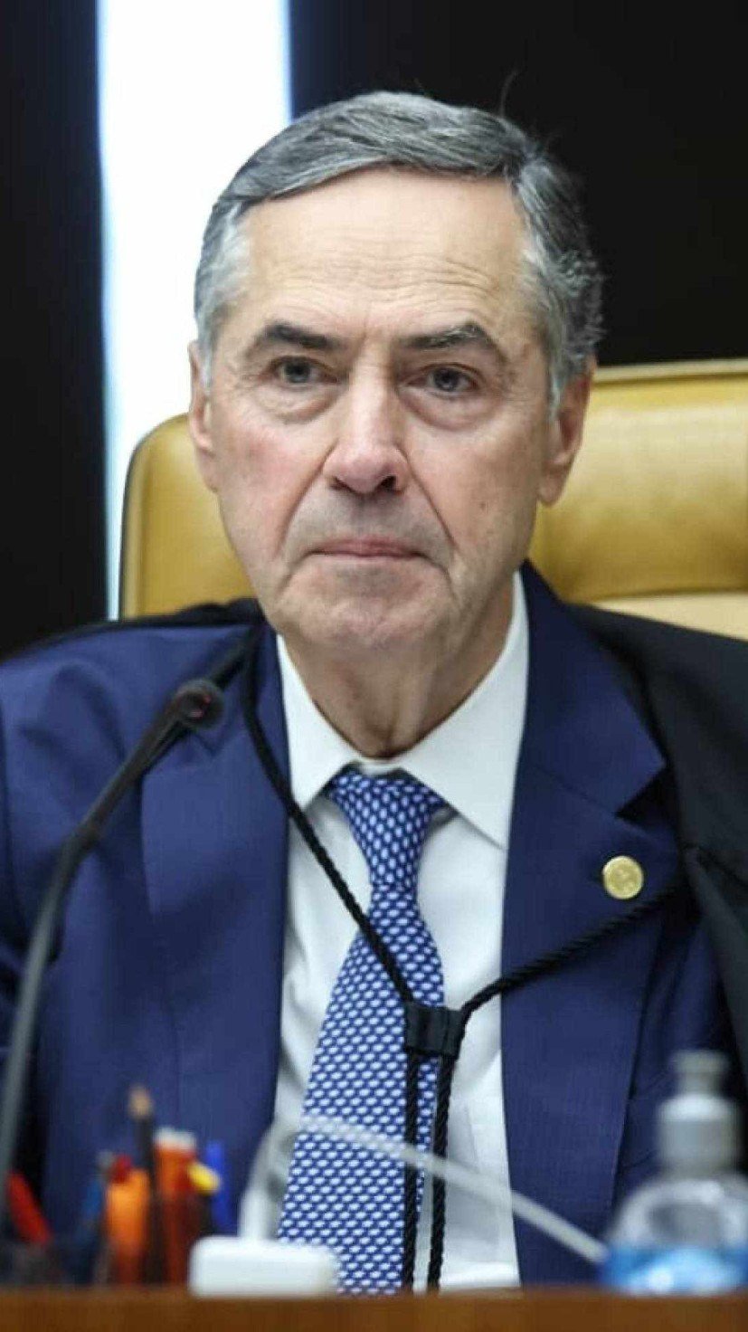Barroso, durante a sessão do STF desta quinta-feira: aposentadoria -  (crédito: Antonio Augusto/STF)