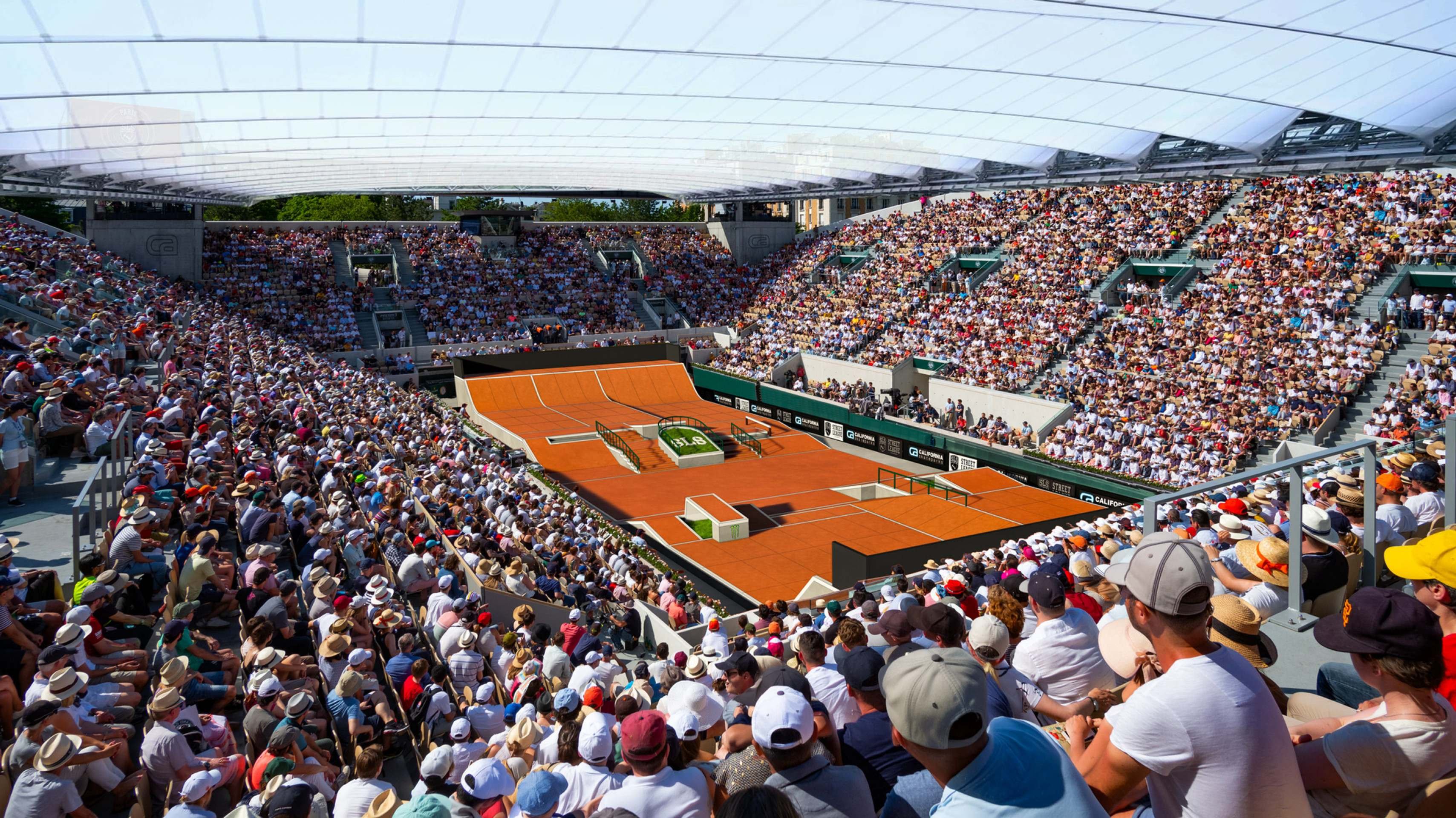 Roland Garros adere à nova moda das arenas ao receber o SLS Paris