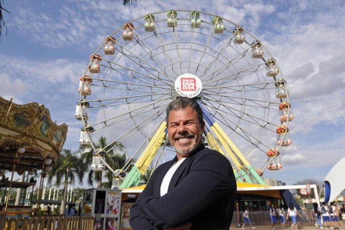 Marcelo assumiu o negócio montado pelo pai, seu Nico, e hoje administra a Nicolândia