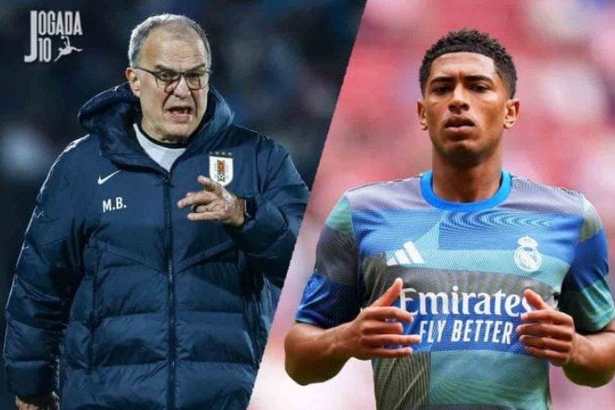 Bielsa usou meio-campista do Real Madrid como exemplo a não ser seguido -  (crédito: Fotos: Ernesto Ryan / Angel Martinez / Getty Images)