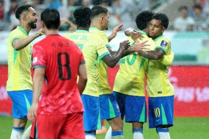 Rodrygo comemora grande atuação pela Seleção Brasileira: “Feliz por estar  de volta”