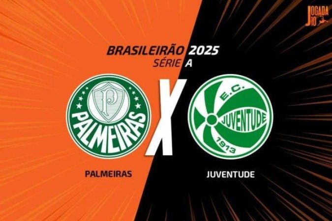Palmeiras e Juventude se enfrentam neste sábado - (crédito: Arte: Jogada10) Palmeiras e Juventude se enfrentam neste sábado - (crédito: Arte: Jogada10)