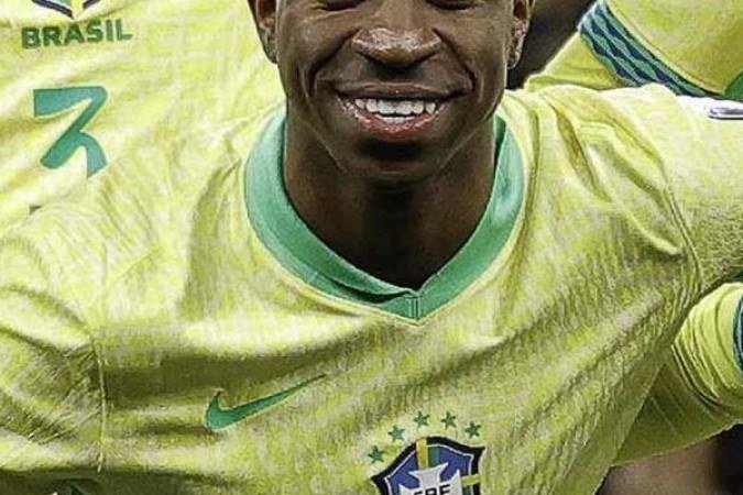  VINI JR. – Uma de suas partidas mais eficazes com a camisa do Brasil nos últimos tempos. Quase sempre pela esquerda, buscou o jogo, soube o drible para abrir espaços e iniciou a jogada dos dois gols do Brasil no primeiro tempo e o passe para o gol de Rodrygo na etapa final. Pouco antes de sair fez um gol em que mostrou habilidade, velocidade e sangue frio para fechar o placar em 5 a 0. NOTA 8,0. Foto: Rafael Ribeiro/CBF