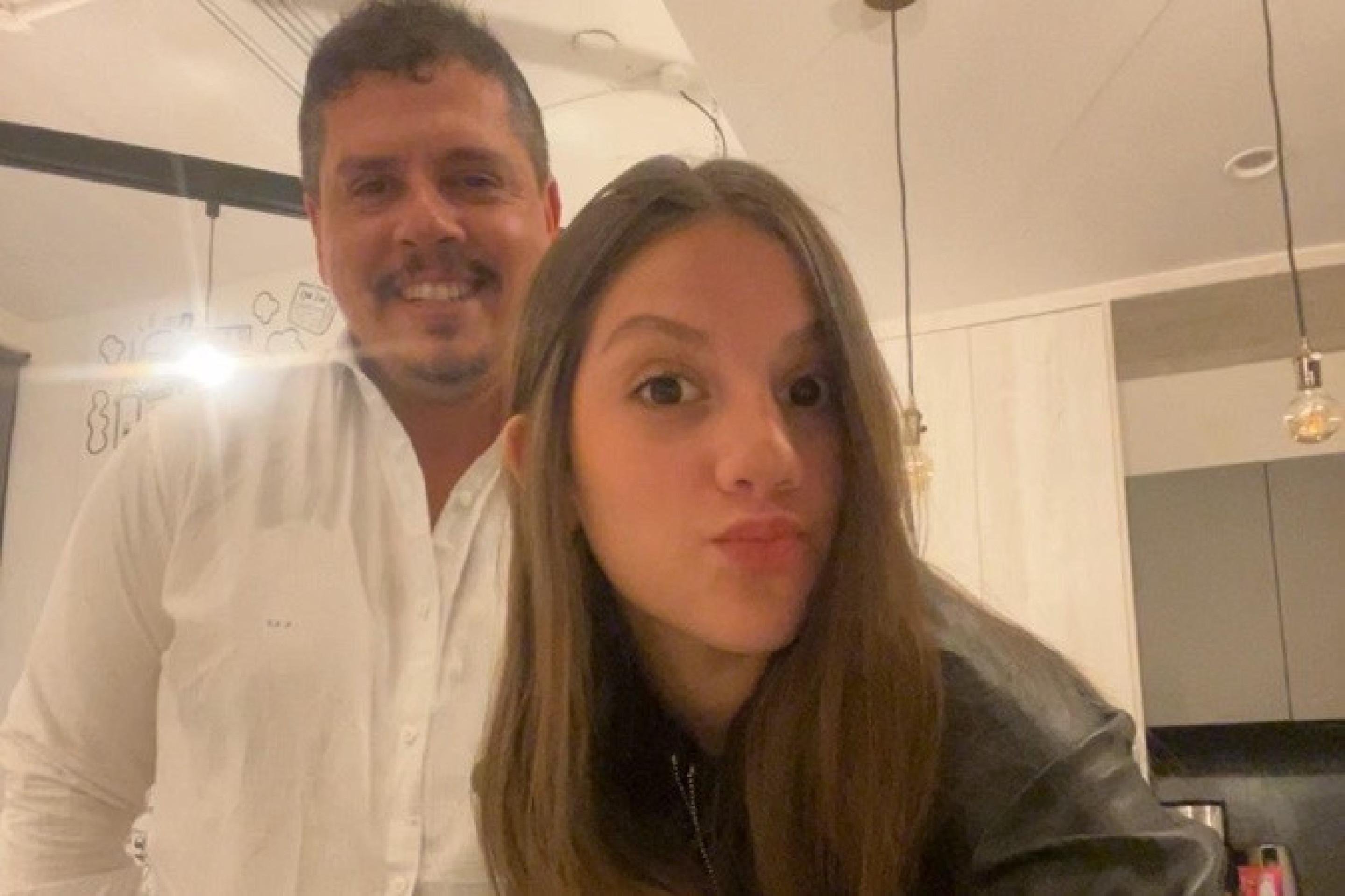  Octávio com sua filha Helenna de Castro Franco