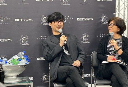 Kojima fala sobre Death Stranding 2 na BGS 2025, refletindo sobre narrativa e impacto do lançamento -  (crédito: Khalil Santos/CB)