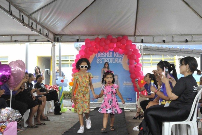 30 crianças desfilaram pela passarela do evento - (crédito: Guilherme Felix CB/DA Press) 30 crianças desfilaram pela passarela do evento - (crédito: Guilherme Felix CB/DA Press)