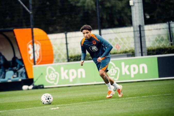 Jogadores da Holanda durante treinamento da seleção - (crédito: Foto: Divulgação) Jogadores da Holanda durante treinamento da seleção - (crédito: Foto: Divulgação)