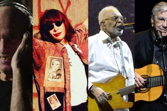 Ney Matogrosso conheceu Caetano, Gil e Rita Lee em Brasília -  (crédito: Montagem)