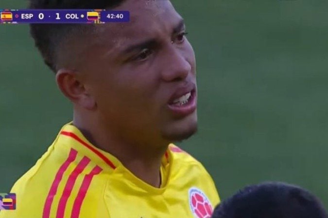 Jordan Barrera vira preocupação para o Botafogo -  (crédito: Foto: Reprodução/CazeTV)