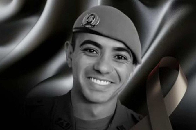 Luiz Guilherme Crispim de Oliveira foi morto após ser atingido por tiro -  (crédito: Divulgação/23° Batalhão de Polícia Militar do Interior)