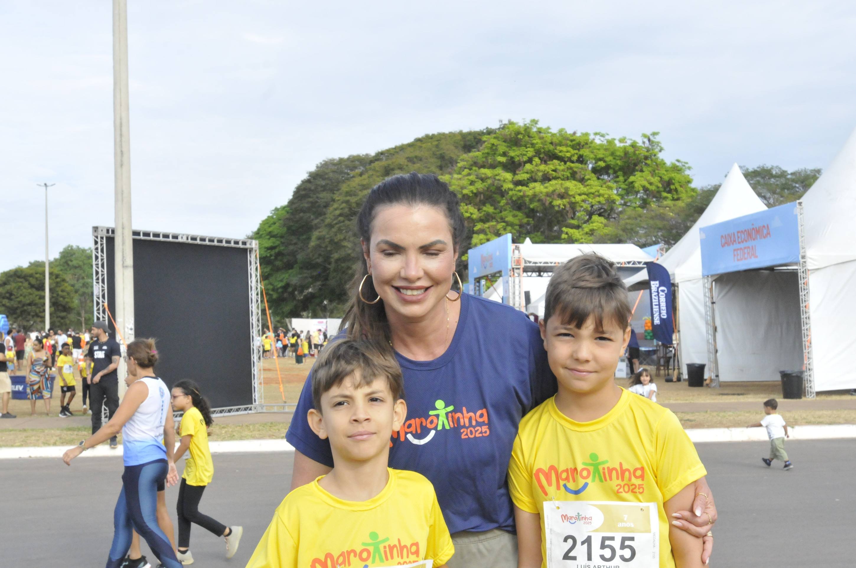   12.10.2025. Guilherme Felix CB/DA Press. Corrida Marotinha 2025 Deputada Paula Belmonte e filhos