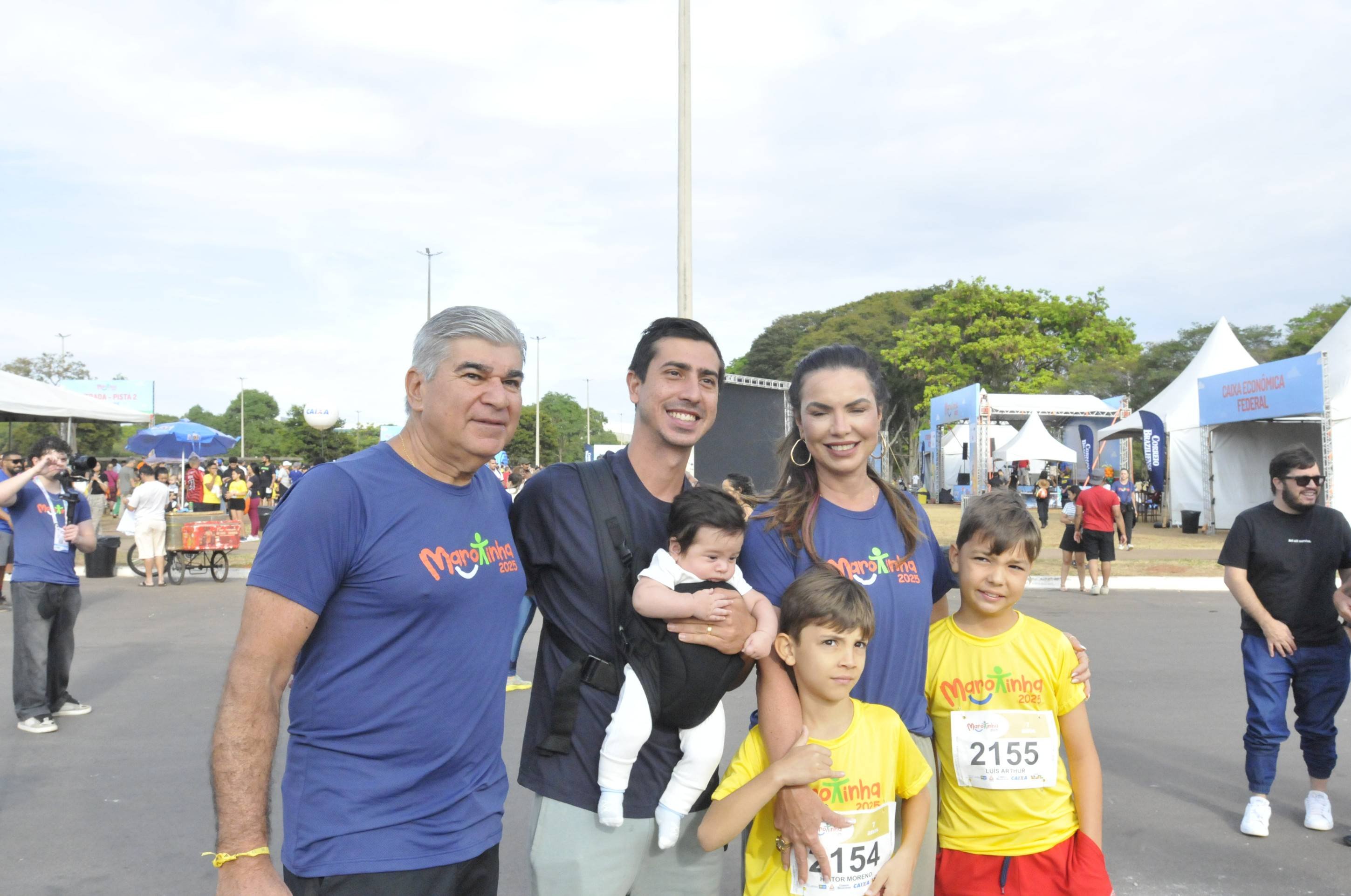   12.10.2025. Guilherme Felix CB/DA Press. Corrida Marotinha 2025 Deputada Paula Belmonte, Caio Bonfim, Miguel Jabur