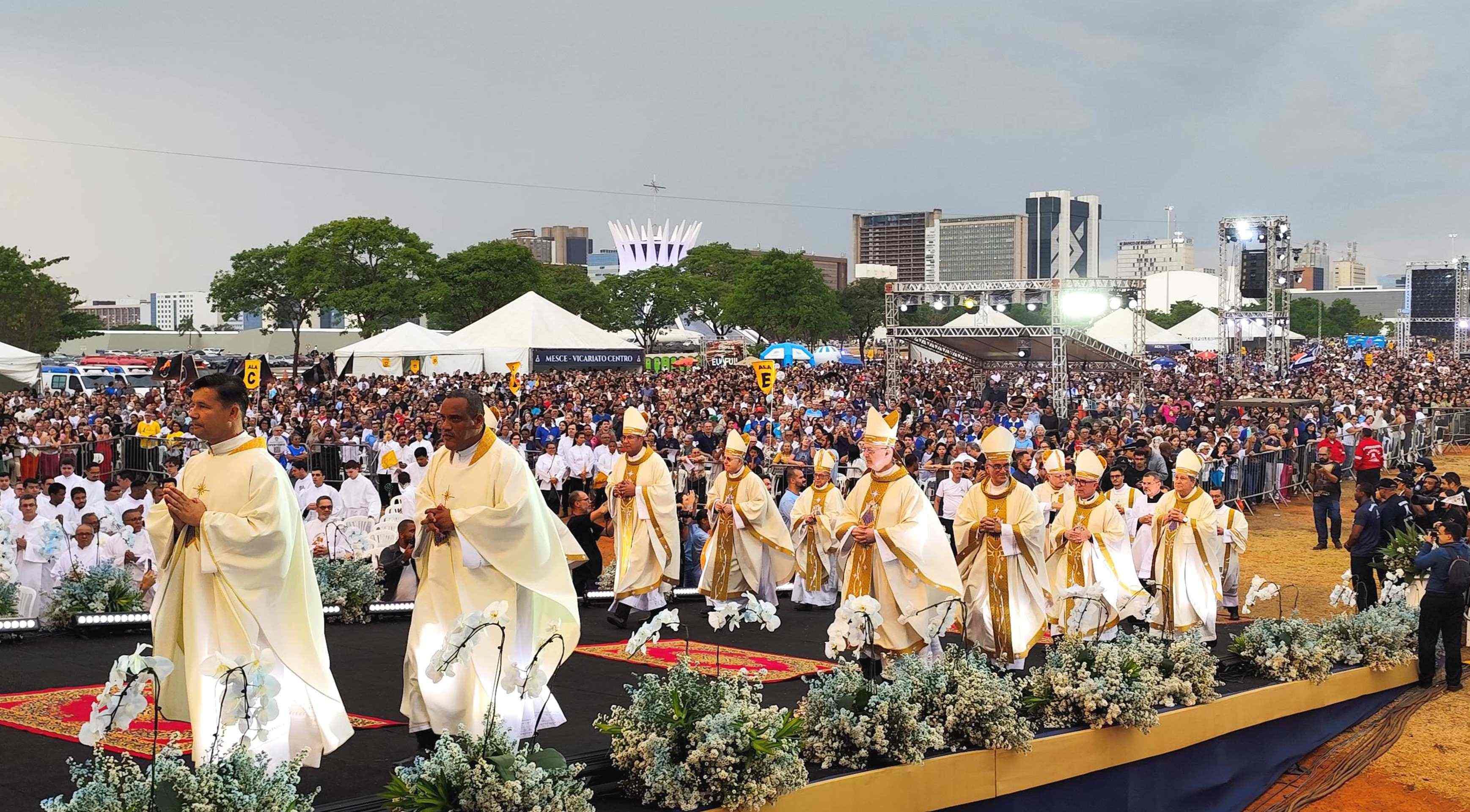 A celebração foi marcada pela Missa Solene