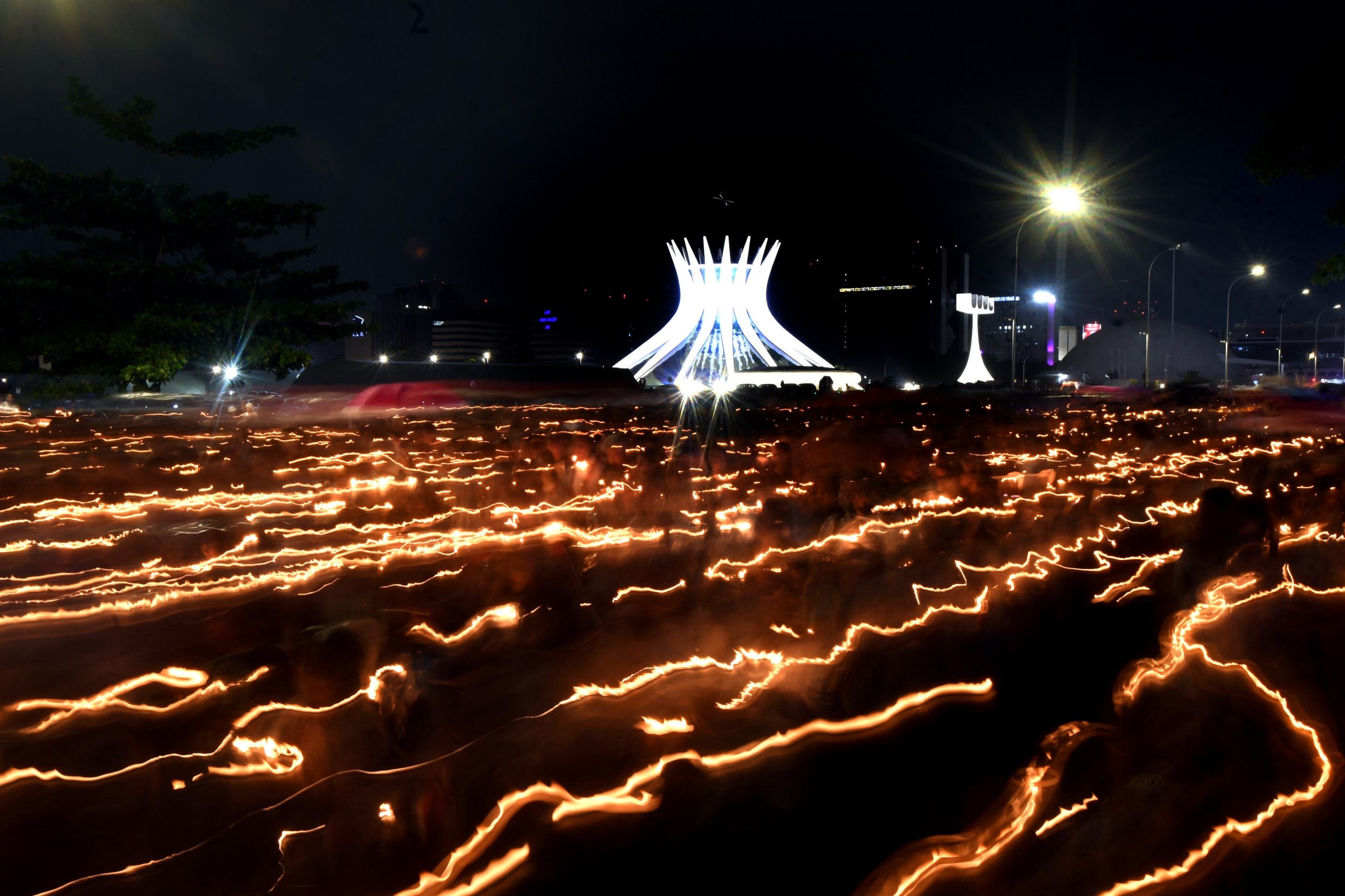  12/10/2025. Ed Alves CB/DA Press. Missa na catedral de Brasilia em homenagem ao dia de Nossa Senhora Aparecida. 