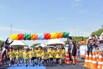 Maratona infantil de Taguatinga é derivada da tradicional Marotinha
- (crédito: Guilherme Felix CB/DA Press) Maratona infantil de Taguatinga é derivada da tradicional Marotinha
- (crédito: Guilherme Felix CB/DA Press)