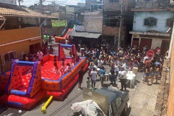 Festa do Dia das Crianças é interrompida pela PM no Cabana em BH - Arquivo pessoal/Reprodução