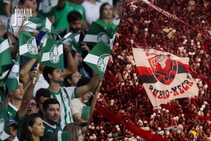 Palmeiras e Flamengo seguemdominantes.A soma de titulo dos dois passa de 94% - (crédito: Foto: Cesar Greco/Palmeiras/Adriano Fontes/Flamengo) Palmeiras e Flamengo seguemdominantes.A soma de titulo dos dois passa de 94% - (crédito: Foto: Cesar Greco/Palmeiras/Adriano Fontes/Flamengo)