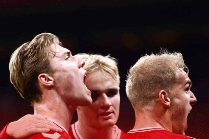 Dinamarca vence a Grécia, pelas Eliminatórias -  (crédito: Foto: Reprodução/X)