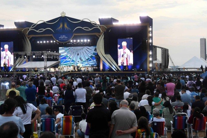 27ª Festa de Nossa Senhora Aparecida reúne fiéis do DF -  (crédito:  Ed Alves CB/DA Press. )