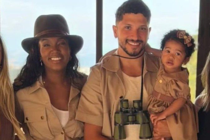 Após término, IZA e Yuri Lima comemoram juntos 1 ano da filha Nala -  (crédito: Reprodução/ Instagram)