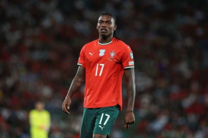 Rafael Leão é dispensado da seleção de Portugal - (crédito: Carlos Rodrigues/Getty Images) Rafael Leão é dispensado da seleção de Portugal - (crédito: Carlos Rodrigues/Getty Images)