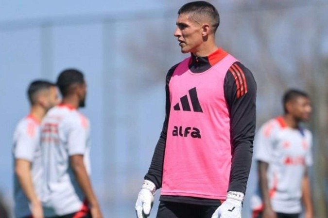 Rochet não vive sequência de jogos no Internacional -  (crédito: Foto: Ricardo Duarte/Internacional)